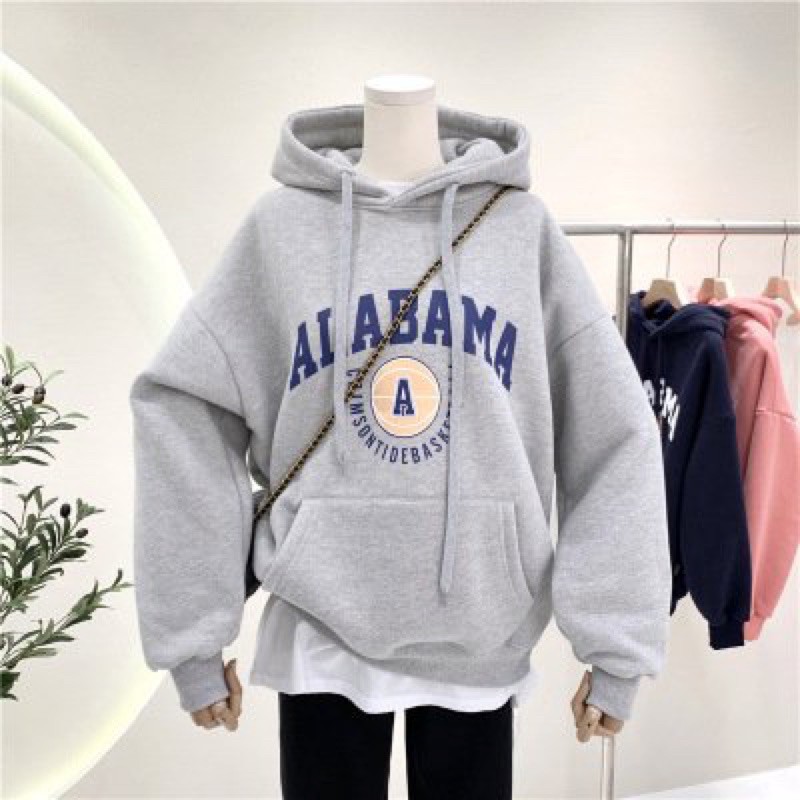 Hoodie nón trùm siêu dày Alabama