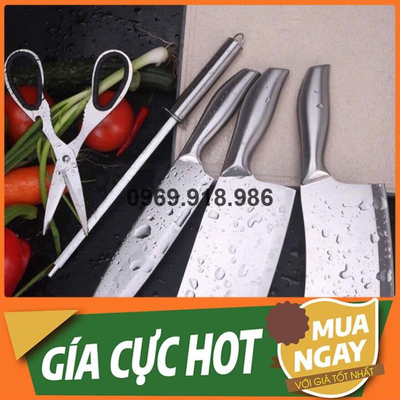 🎈 Bộ Dao Nhật Bản 6 Món Inox Làm Nhà Bếp Chuyên Nghiệp Đẹp Cao Cấp Giá Gốc Sỉ Rẻ 🍠 Tổng Kho Gia Dụng An Giang 🍠