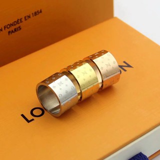 Louis Vuitton letter ring fashion cute personality full size 6789