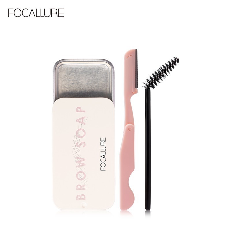 Sáp gel trang điểm chân mày Focallure 3D chống nước và lâu trôi màu 1pc 10g