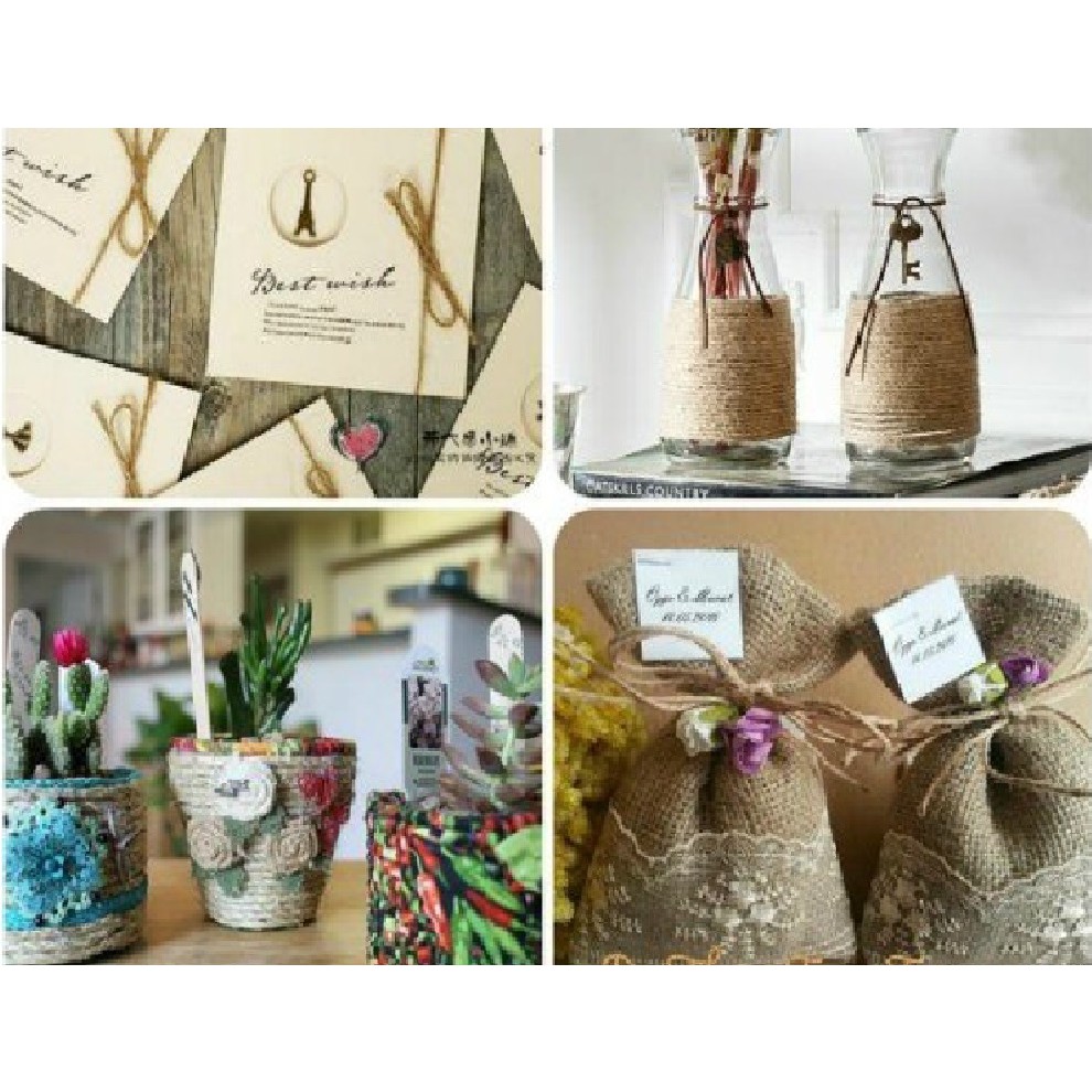 10 m dây gai sợi xước dùng trang trí đồ handmade giá chỉ 7k