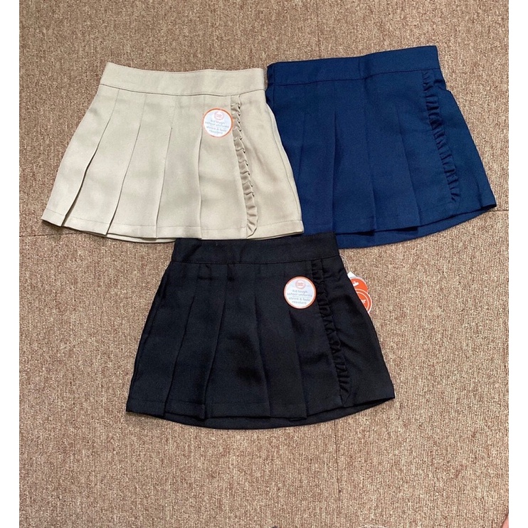 Chân váy xếp ly bé gái 4-12Y có lớp lót cotton satsunkid