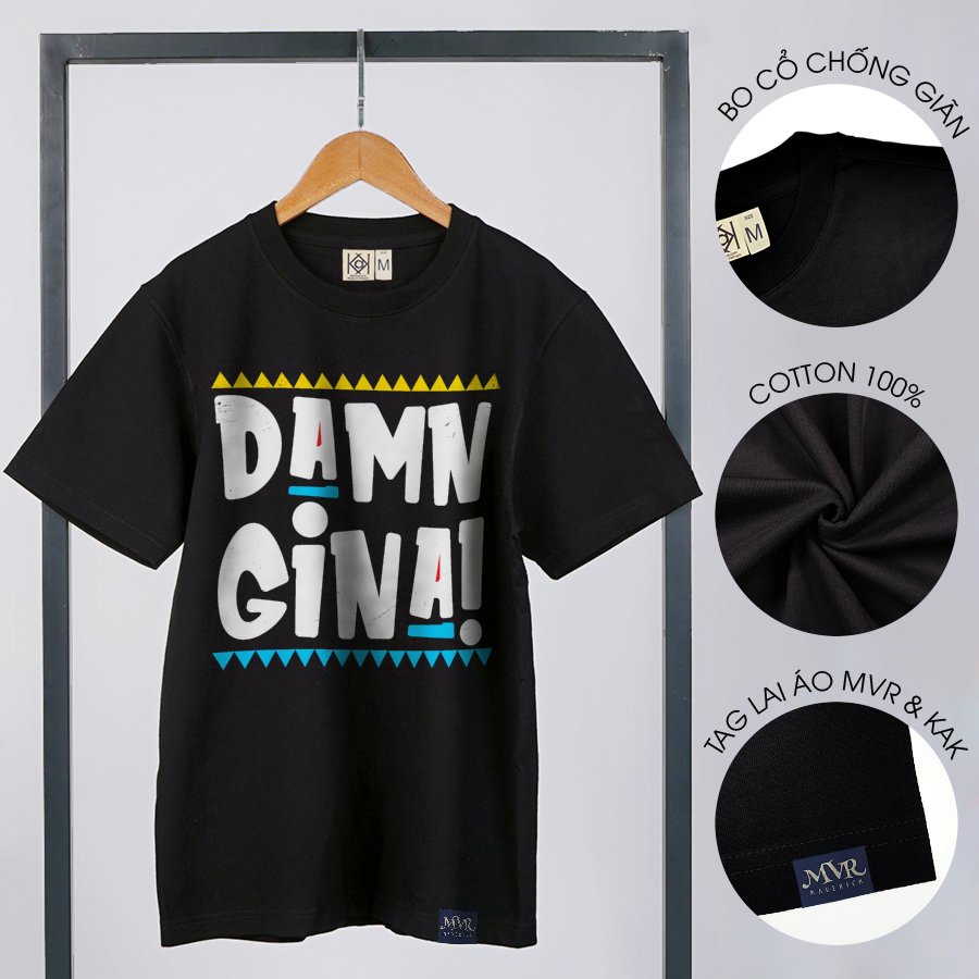 Áo thun nam nữ phom rộng Cotton thoáng mát unisex phông chữ đơn giản MVR KK3956