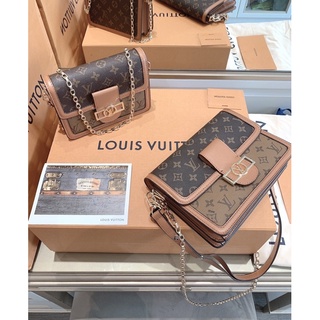 Túi xách nữ Lv Dauphine da thật fullbox kèm ảnh thật
