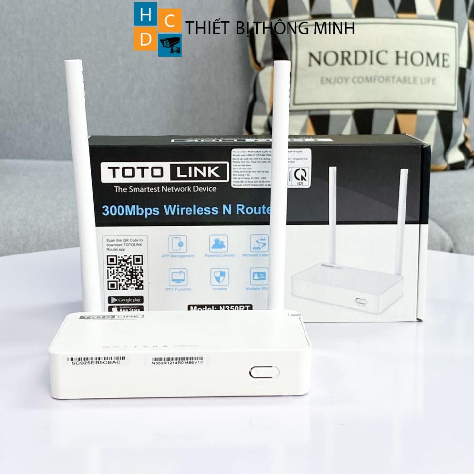 Cục phát wifi router wifi chuẩn N TOTOLINK N350RT