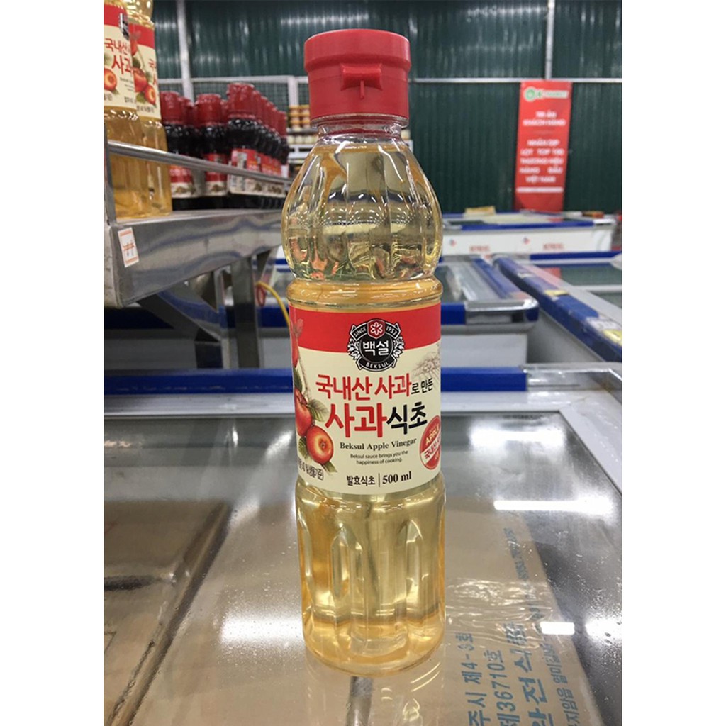 Giấm táo Beksul CJ Hàn Quốc (500ml)