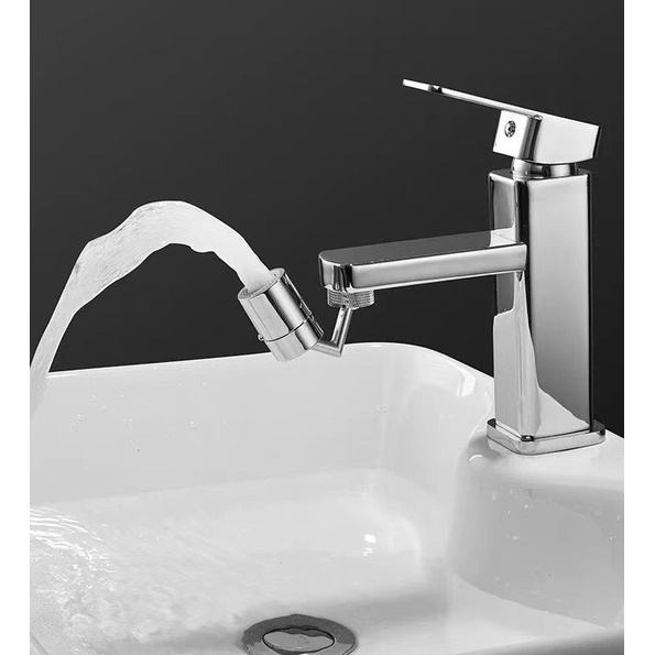 Đầu vòi nước thông minh xoay 720độ (chất liệu :Đồng mạ crom)