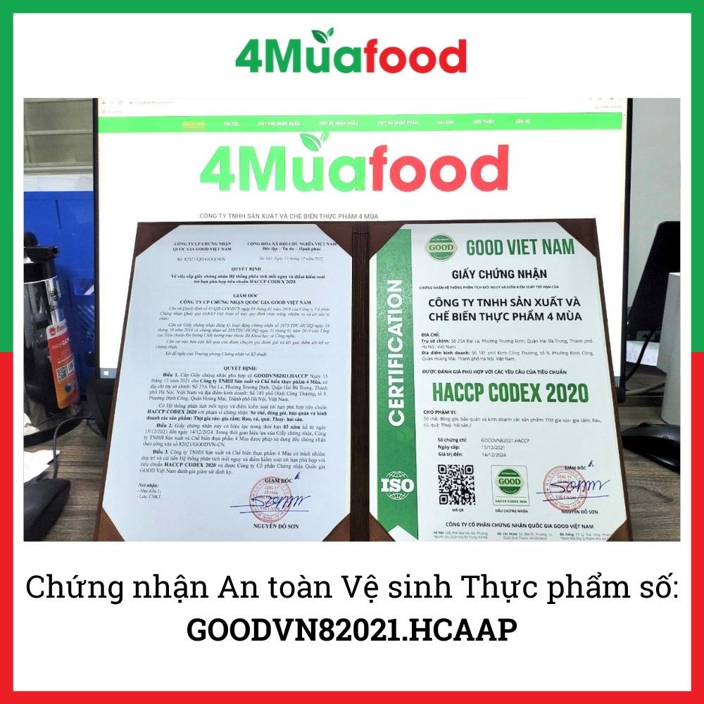 500gr Sườn Sụn Non  Heo thái lát đóng khay hút chân không - Thực Phẩm 4 Mùa - 4Muafood
