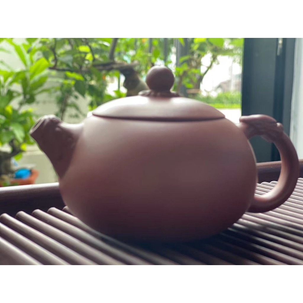 Ấm tử sa ( Ấm Song Long Hí Chu ) đại hồng bào (250ml)