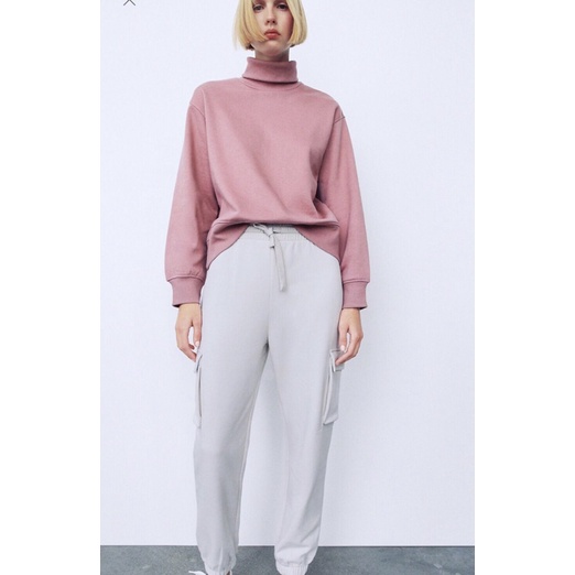 Áo cổ lọ zara aut
