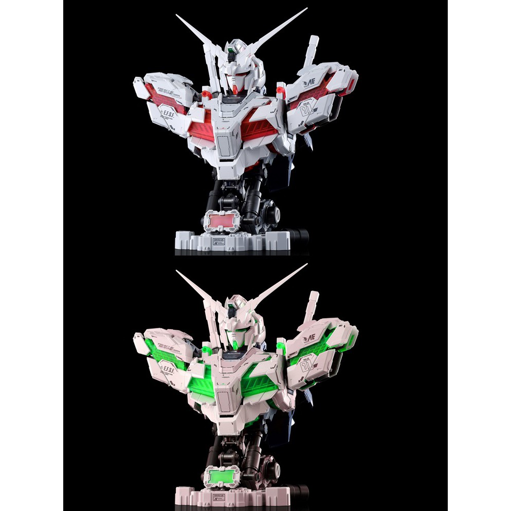 Mô Hình Gundam UNICORN Head Bust Red Frame / Green Frame AWAKEN 1/35 RX-0 Yihui Model Đồ Chơi Lắp Ráp Anime