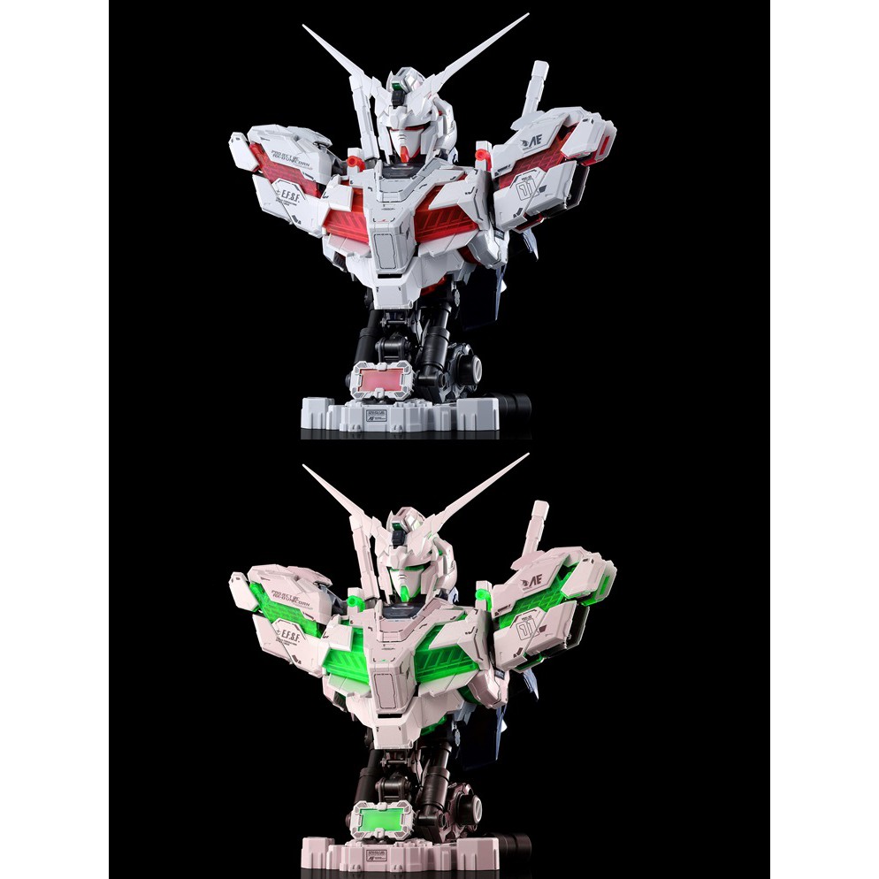 Mô Hình Gundam UNICORN Head Bust Red Frame / Green Frame AWAKEN 1/35 RX-0 Yihui Model Đồ Chơi Lắp Ráp Anime