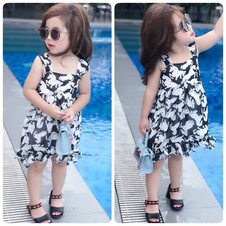 Đầm Voan Maxi Đuôi Cá Bé Gái