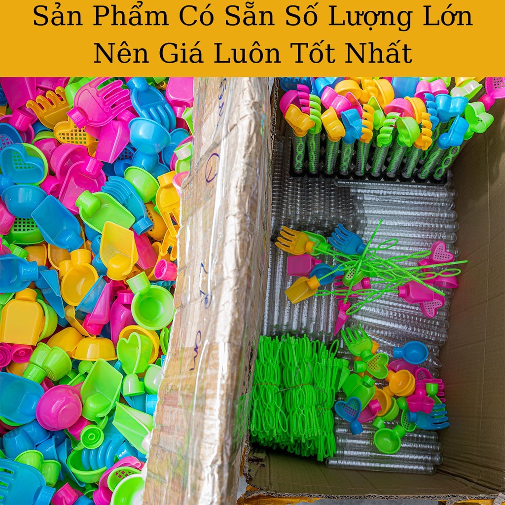 Que thổi bong bóng xà phòng đồ chơi cho bé vận động - tặng kèm 2 gói nước tạo bong bóng