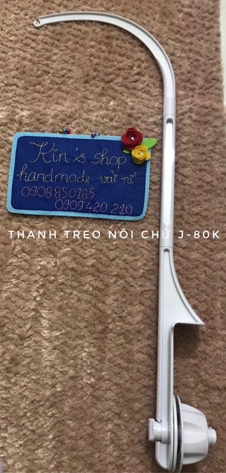 Thanh treo nôi chữ J bằng nhựa chắc chắn