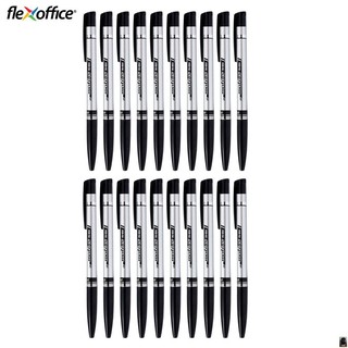 Hộp 20 cây Bút Bi Flexoffice FO-024 -CA//Ngòi--BPR-05/Xanh/Đỏ/Đen .