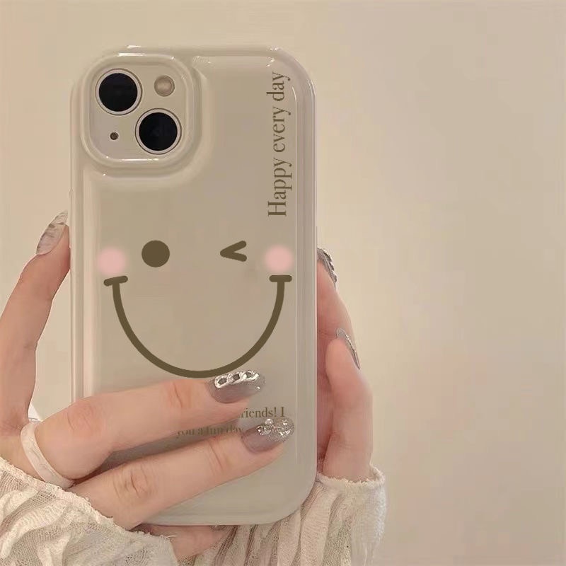 Ốp Điện Thoại Hình Mặt Cười Cho iPhone 14 Pro Max14 Plus 13 Pro Max 12 Pro Max 11 Pro Max 7 8 Plus SE 2020 Xs Max XR