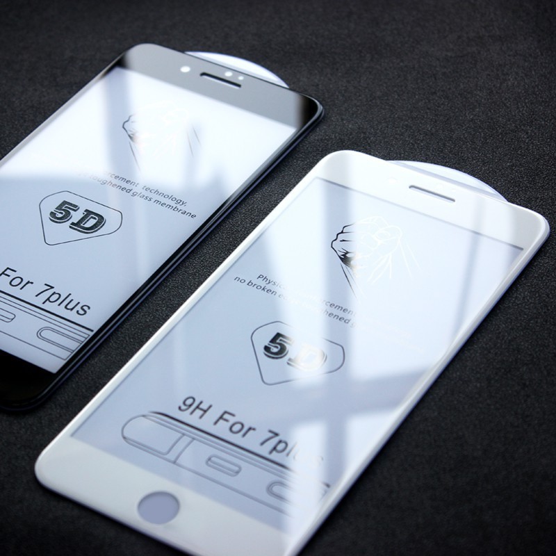 ✚☃✜【Anti-blue】 5D IPhone X 8 6 6s Plus 7 XS MAX XR 9H bảo vệ màn hình bằng kính cường lực