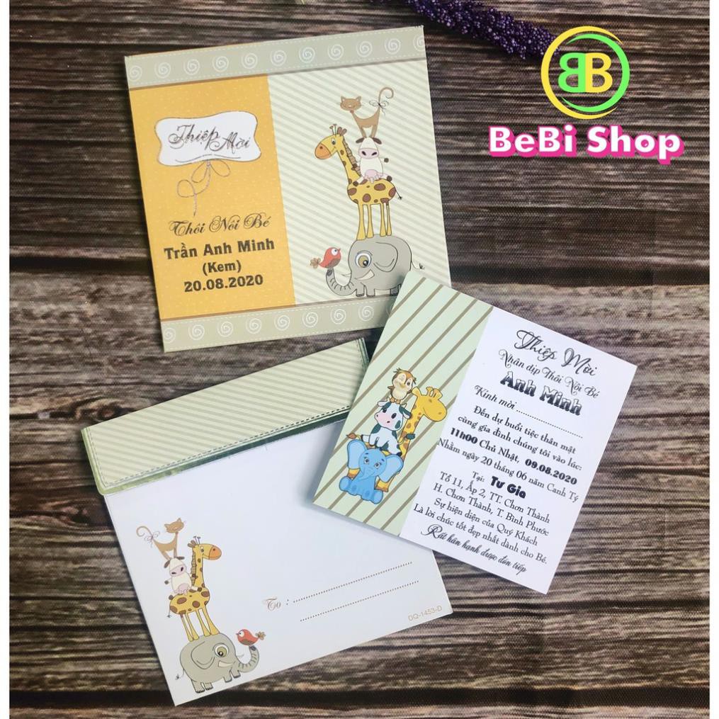 ✅|𝐗𝐚̉ 𝐊𝐡𝐨| Thiệp Mời Sinh Nhật, Thiệp Mời Thôi Nôi, Thiệp Mời Đầy Tháng Cho Bé