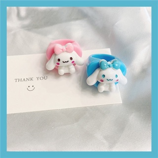 NHẪN TRÁI TIM CINNAMOROLL XANH , HỒNG