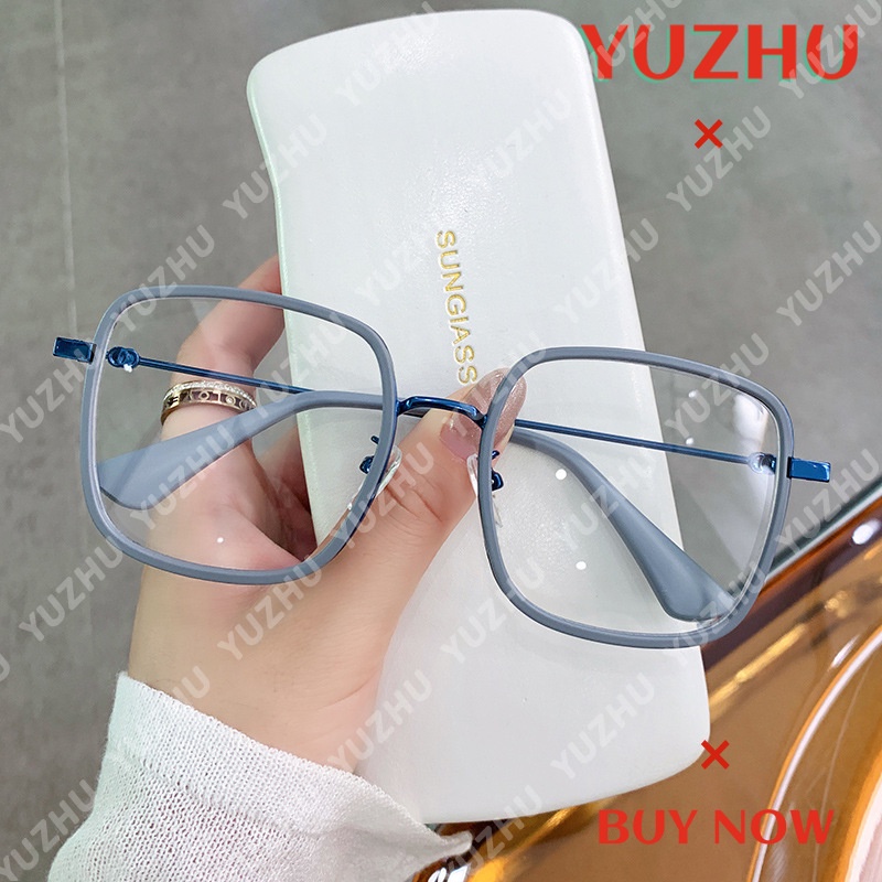 Kính râm gọng vuông chống ánh sáng xanh thời trang dành cho nữ