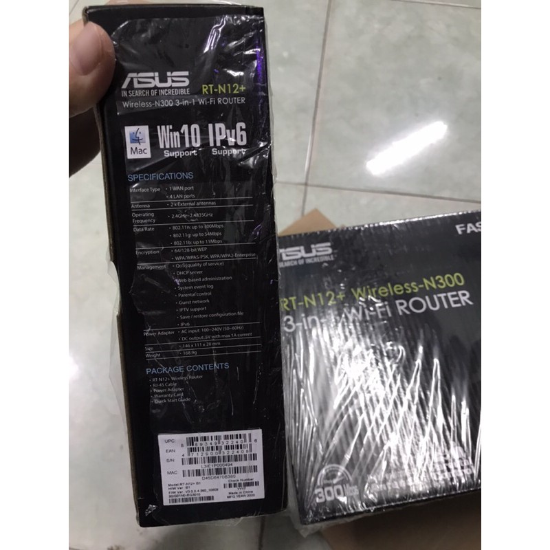 [Freeship- Hàng có sẵn] Bộ phát wifi Asus RT-N12+ chuẩn N301 - Hàng chính hãng nguyên Seal | BigBuy360 - bigbuy360.vn