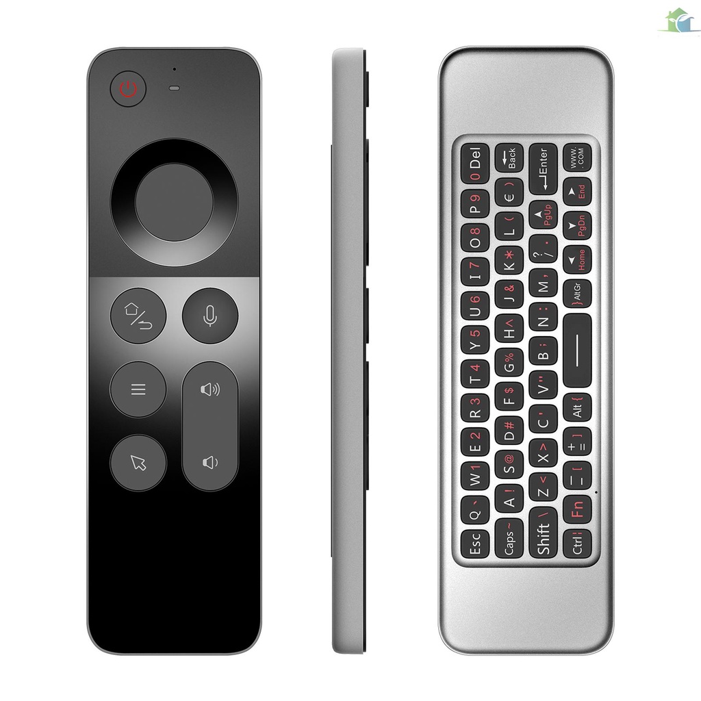 Bàn Phím Không Dây W3 2.4G Điều Khiển Bằng Giọng Nói IR 6 Trục Cảm Biến Chuyển Động Cho TV Thông Minh