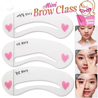 Bộ khuôn kẻ chân mày brow class -BA11