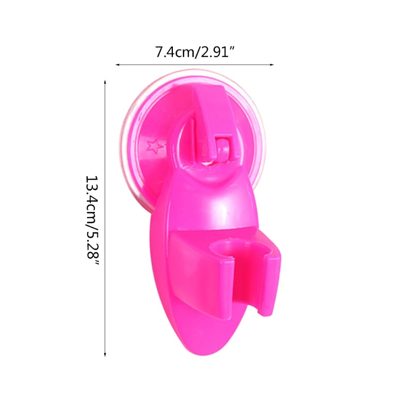 1 Giá Đỡ Vòi Hoa Sen Bằng PVC Không Cần Điều Chỉnh Được Kèm Giác Hút C