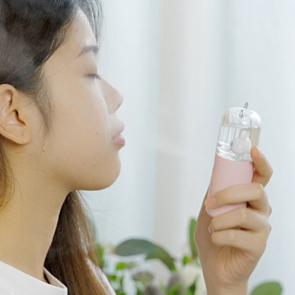 Máy phun sương FOREVERLILY tạo độ ẩm cho mặt usb cầm tay kiểu dáng dễ thương dành cho nữ