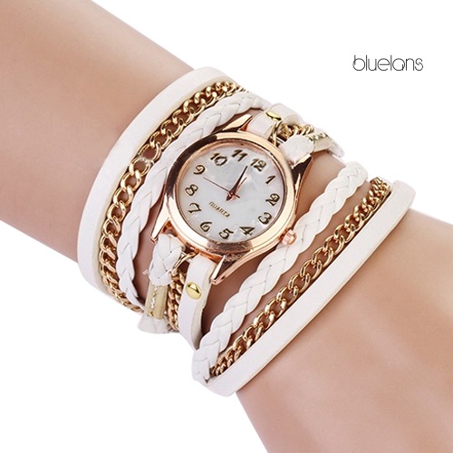 Đồng Hồ Dây Da Giả Đa LớP KiểU DáNg Vintage Cho Nữ