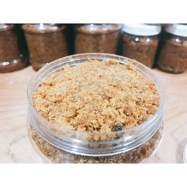 Ruốc thịt chưng mắm tép