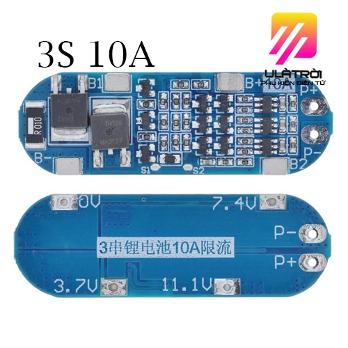 Mạch sạc bảo vệ pin 3S 12.6V 10A PIN lion 18650