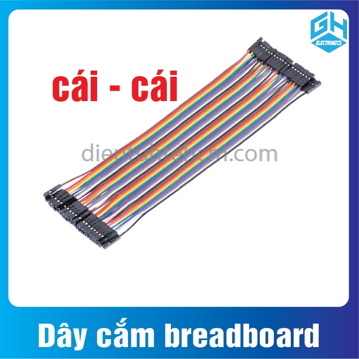Dây cắm breadboard 40P dài 20cm loại tốt tùy chọn trong phân loại