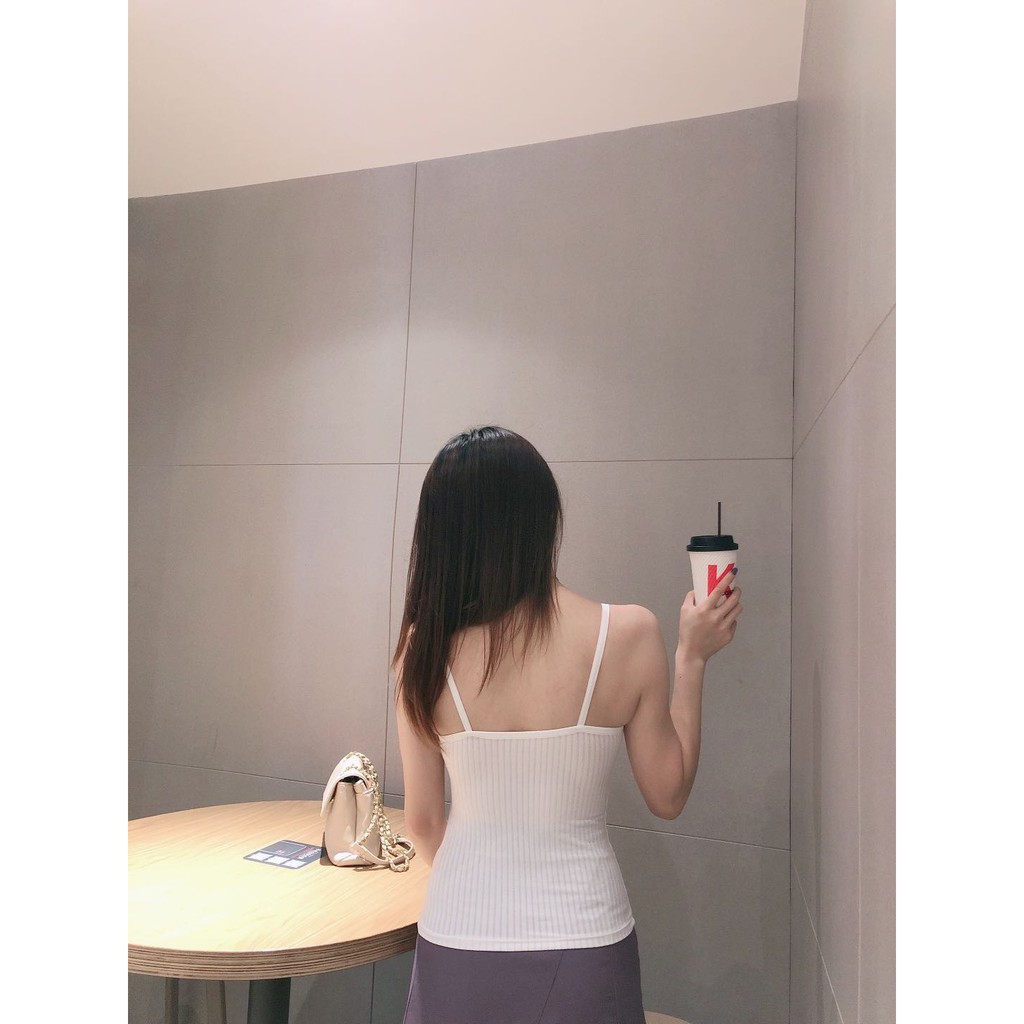 [Mã FAMAYWA giảm 10K đơn 50K] Áo 2 dây xoắn chất cotton đệm mỏng nâng ngực dáng dài siêu xinh 2S06 | BigBuy360 - bigbuy360.vn