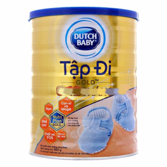 Sữa bột Dutch Baby Tập Đi gold 900g