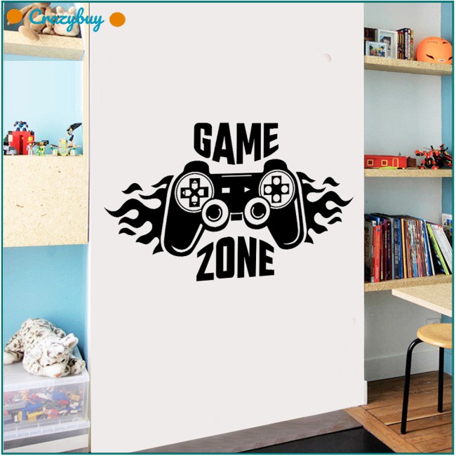 Sticker Dán Tường Họa Tiết Game Zone