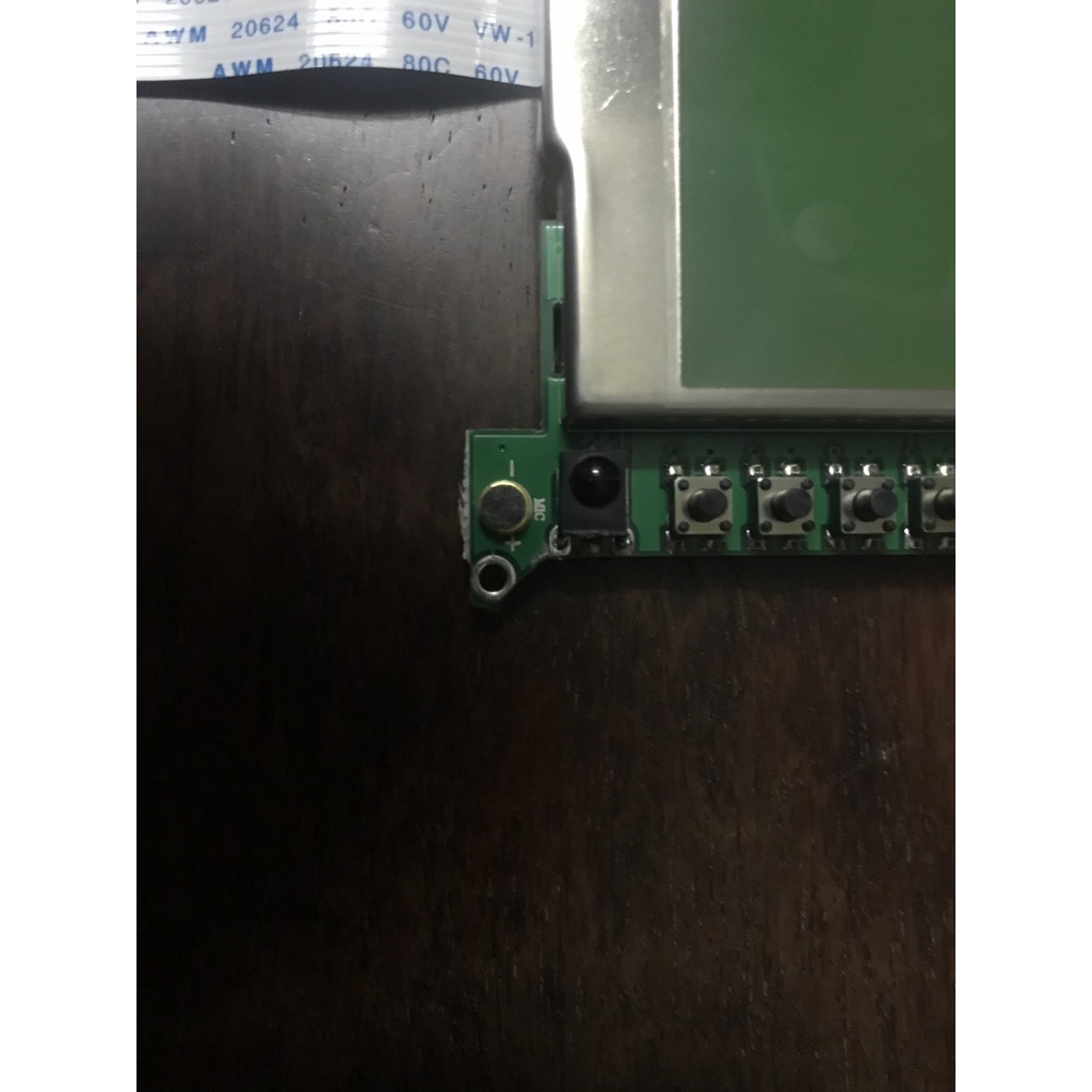 Màn LCD13264 - 2.3in giao tiếp SPI - S6B0724 + 01 MIC + 01 Hồng ngoại + 04 Switch