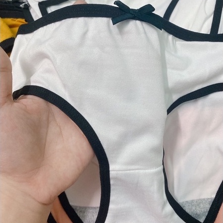 Quần lót nữ cotton mềm mại khô thoáng đính nơ xinh xắn