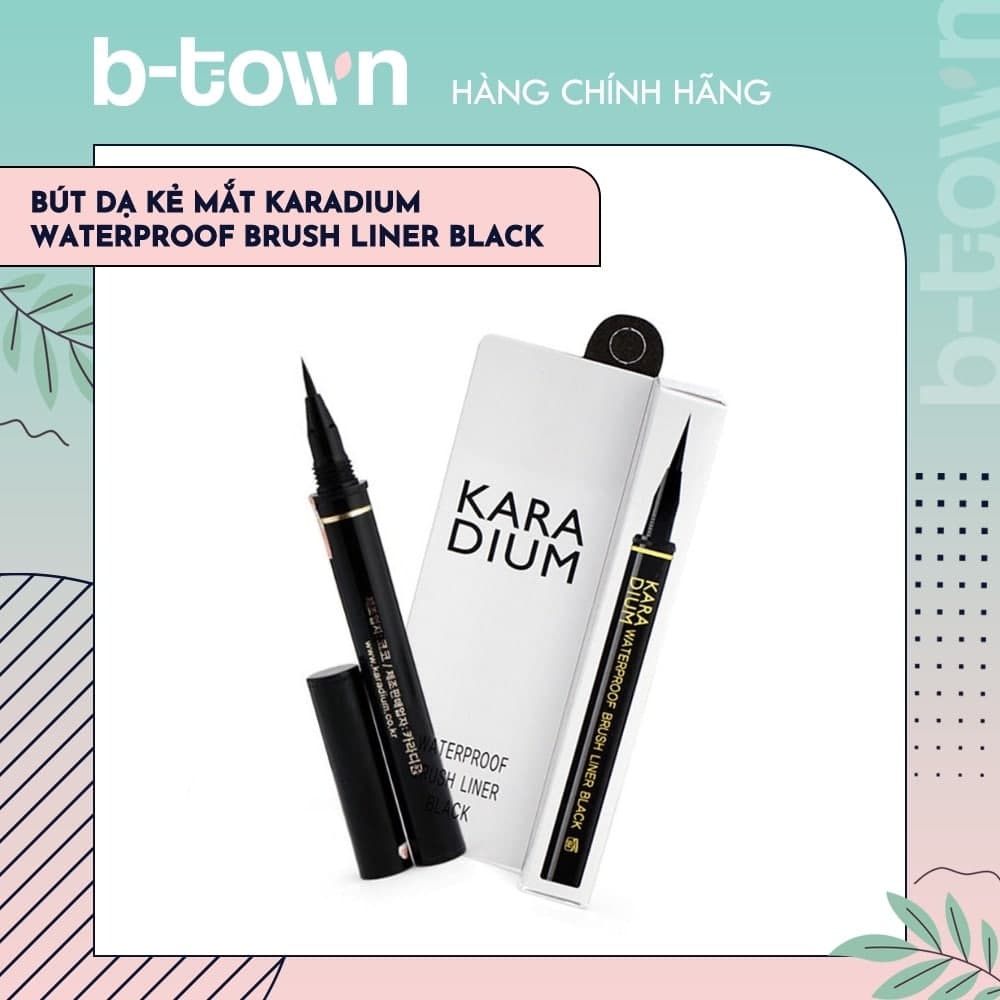BÚT DẠ KẺ MẮT KARADIUM  WATERPROOF BRUSH LINER BLACK | BigBuy360 - bigbuy360.vn