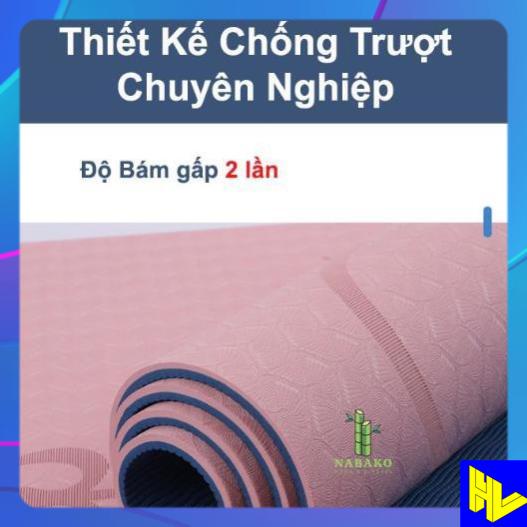 THẢM YOGA - THẢM ĐỊNH TUYẾN TPE 2 LỚP