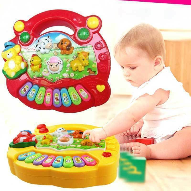 🍭 ruiaike 🍭 Musical Educational Animal Farm Piano Developmental Music Toys for Baby Kids