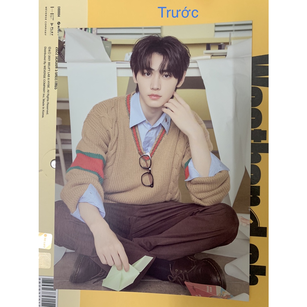 Thẻ ảnh Minipost nhóm Enhypen season greeting 2022 hàng chính hãng