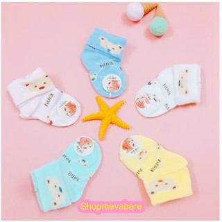 Combo 5 đôi tất cho bé sơ sinh từ 0 - 6 tháng tuổi