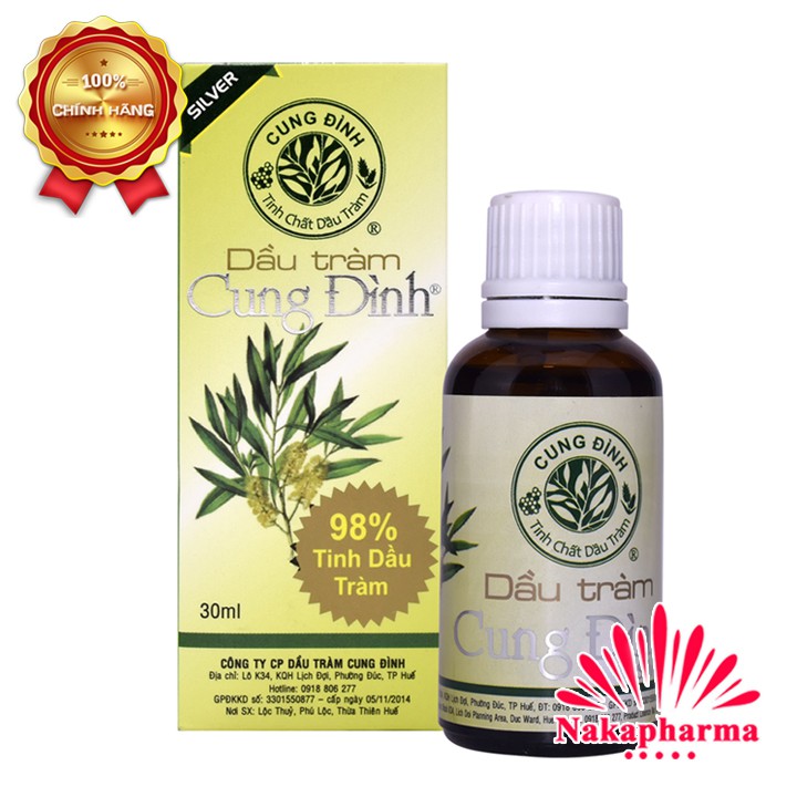 Tinh Dầu tràm Cung Đình 15ml 30ml 50ml - Sợ gì cảm ho, lo gì cảm cúm