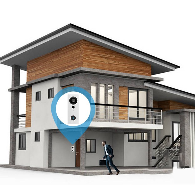 Chuông Cửa Có Hình Wifi Tuya Điện 12V WF01