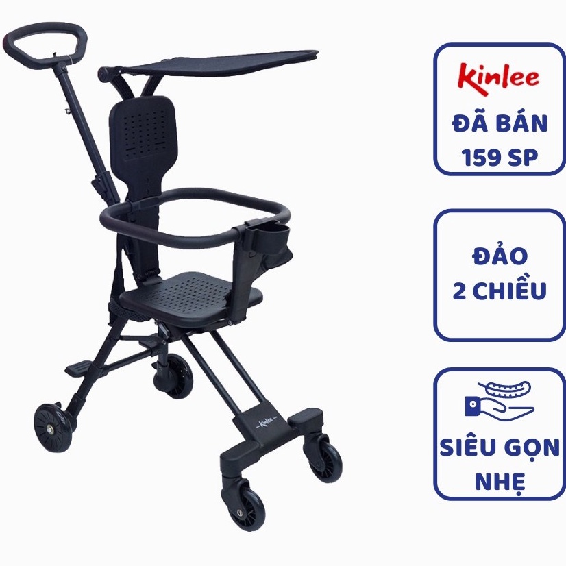 Xe đẩy Kinlee phiên bản nâng cấp, mẫu mới 2021 2 chiều gấp gọn cao cấp hàng chính hãng