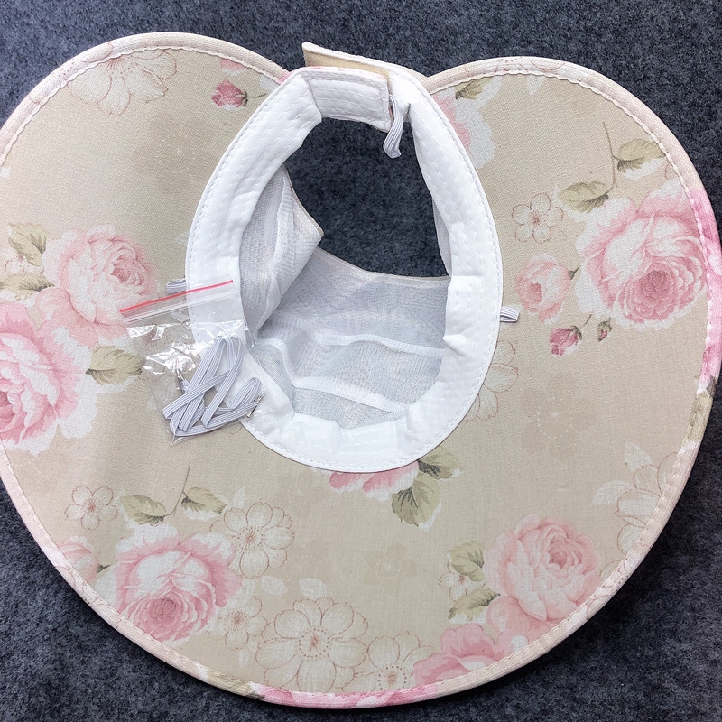 Mũ chống nắng hở chóp 1 nửa phong cách đơn giản cổ điển cho nữ