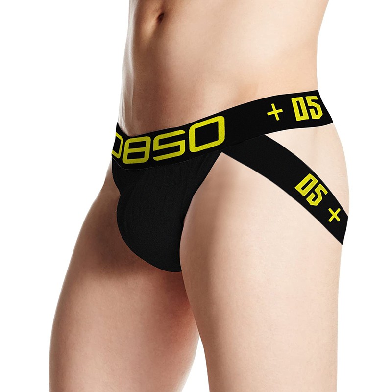 [ORLVS]Sexy Men underwear Low waist Sexy man Thong M-XXL 6 colors Cotton Breathable fashion underwear BS3515