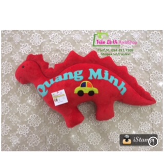 Khủng long bạo chúa 80cm+tặng trang trí tên bé